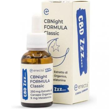 Olio di Canapa con Melatonina Enecta CBNight 30 ml 250 mg