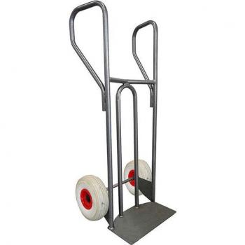 Mâtinage Diable Acier Inflexible 250 Kg Roues à Air