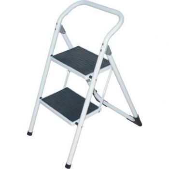 Taburete de Acero Plegable 2 Peldaños