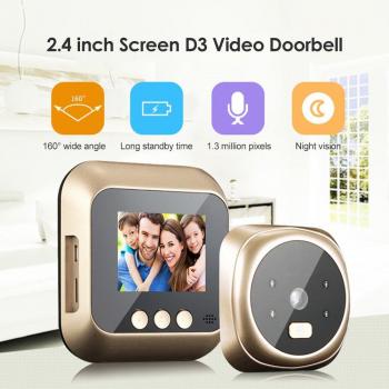 Timbre Digital con Pantalla LCD y Visión Nocturna
