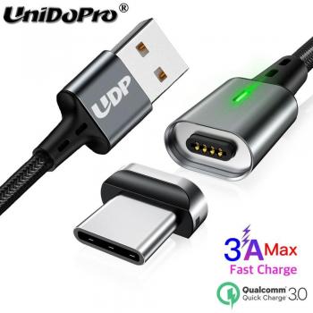Câble de Synchronisation et Charge Magnétiques QC 3.0 3 A USB‑C – Huawei Mediapad M6/M5, Honor Waterplay V20/P20/P30