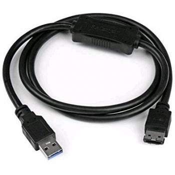 MiniCâble USB 3.0 Slim A à Micro‑B – 50 cm Noir