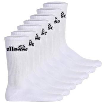 Ellesse Damen Sport‑Socken Set (7er Pack), bequem sitzend, weiß – 43–46