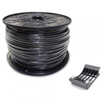 Tuyau tube électrique Vv‑600/1000 V noir 3 conducteurs 2,5 mm² – 100 m