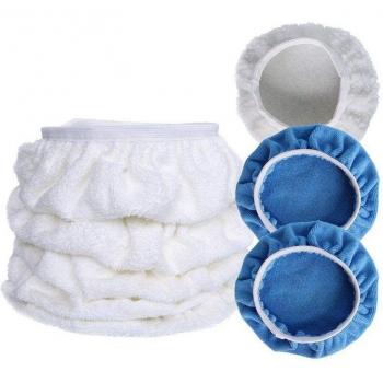 7Pcs Car Polishing Pad Cover for 9-10 Inch Buffing