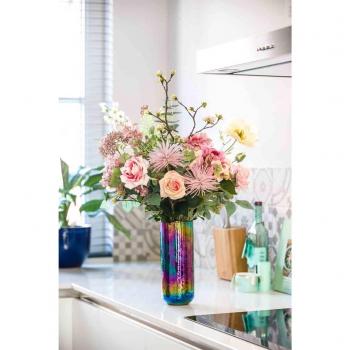 Bouquet Artificiale Mistic Summer 65 cm Multicolore Emerald