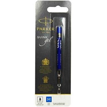 Recambio Boligrafo Gel Parker 0,7 mm Azul