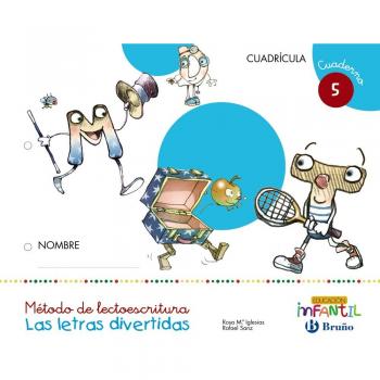 Las letras divertidas Cuadrícula Cuaderno 5.