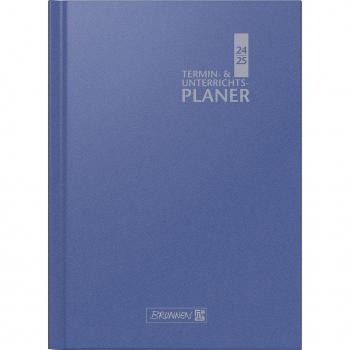 Brunnen Lehrerkalender 1 Woche/2 Seiten 2024/2025 A4 23x29,7cm Baladek-Einband blau