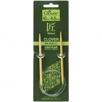 Clover Takumi 40cm Circular Knitting Needle 4.5mm