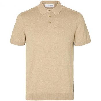 Polo Selected Berg con colletto e bottoni