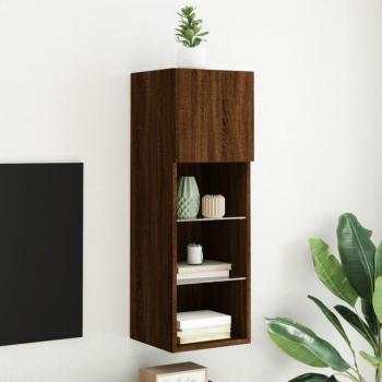 Mobile TV in Rovere Marrone con LED Steinhauer