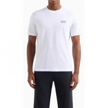 EA7 Emporio Armani T-Shirt 8NPT18 PJ02Z 1100 Weiß Regular Fit