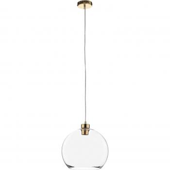 Cubus White Glass Pendant Lamp, Ø 30 cm, E27, 1-Bulb