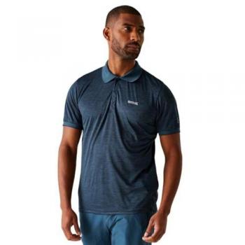 Polo Regatta Remex II en Jersey Bleu Foncé Taille M