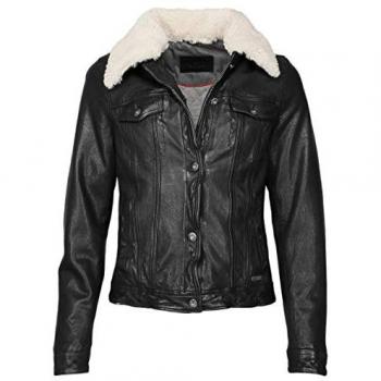 MUSTANG Jacke „Jenny RF“ – Leder (100 % Lammleder), Futter Baumwolle