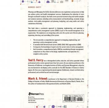 Planning and Managing the Safety System by Theodore S. Ferry