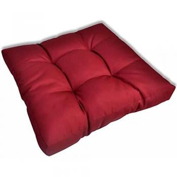 Rotes Sitzkissen 60 × 60 × 10 cm – Auflage