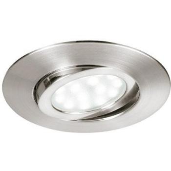 Eco-Light LED-Einbaustrahler Zenit mit IP44, nickel