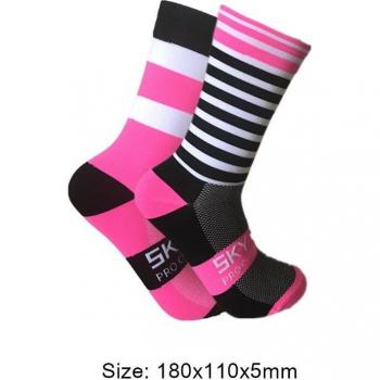 Nylon Sports Socks for Cycling with Silicone Grip