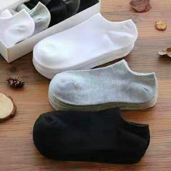 10 Paare Frauen Sportliche Atmungsaktive Baumwollknöchelsocken Einfarbig