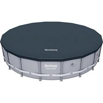 Top Copertura Piscina con Tela e Anelli di Gonfiaggio, Diametro 549 cm, Bestway