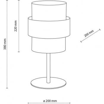 Calisto Table Lamp in Jute