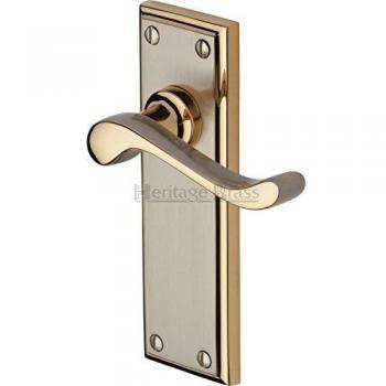 Vintage Edwardian Latch with Jupiter Finish for Doors, Size: 15.3cm (H) x 4.9cm (W)