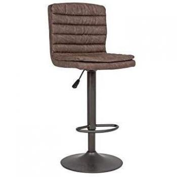 2x Bizzotto Bar Stools Connor Marrone Vintage