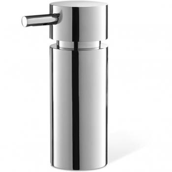 Distributeur de savon TICO 130 ml sur socle, finition lisse, acier inoxydable – Zack