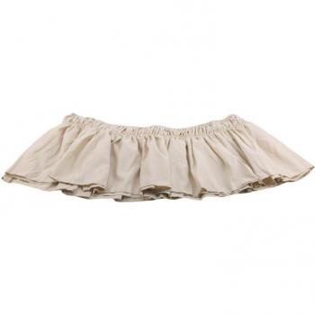 Jupe de lit blanche sans surface