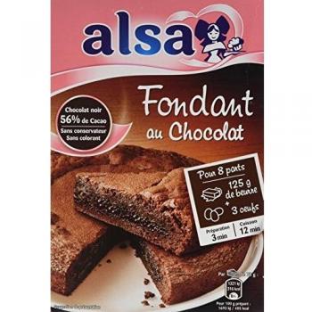 Alsa Gâteau Fondant Chocolat 320g