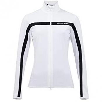 J.Lindeberg Women's White Janice Logo Jacket
