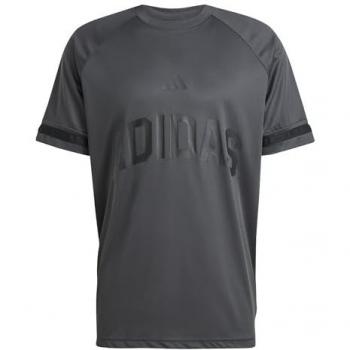 Adidas Maglia Funzionale Seasonal Essentials Nero/Grigio Scuro XL