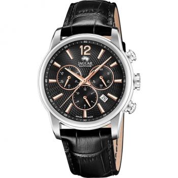 Reloj Suizo De Hombre Jaguar Acamar Chronographe Negro J968/6