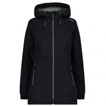 CMP Damenjacke Long Fix Hood grau 38 female