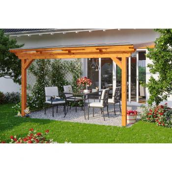 Skanholz Terrassendach »Ancona«, 434x250 cm, Leimholz