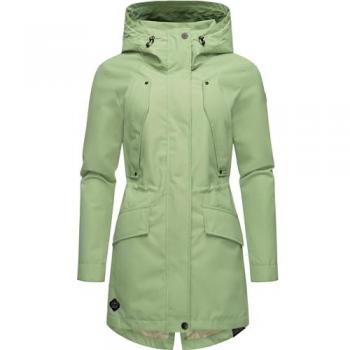 Ragwear abrigo funcional 'Begonia' en tono verde claro