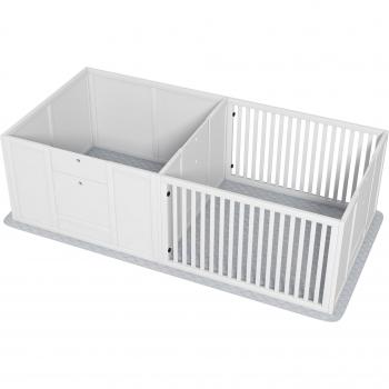 CuccioloCasa Comfort in Legno 166x80x50 – Materassino Pulito