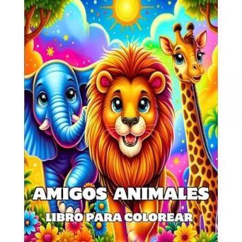 Divine, Camely R.: Libro para Colorear Amigos Animales