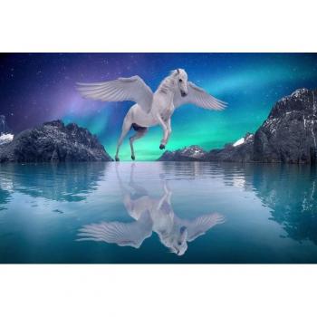 Fotowall „Pegasus überm Wasser“ – Papermoon