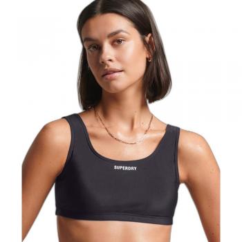 Superdry Essentials Damen Bikini-Top Schwarz