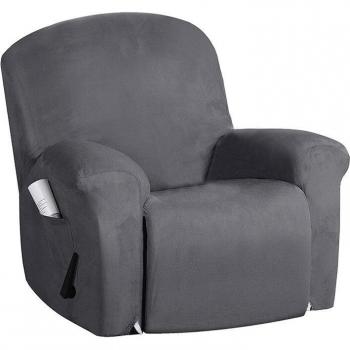 Waterproof Stretch Suede Recliner Slipcover