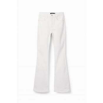 Desigual Jeans Mujer Color Blanco