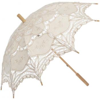 Sombrilla de novia con apertura manual