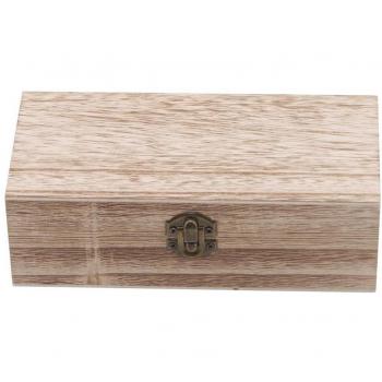 Cubo de Relojes y Joyas de Madera