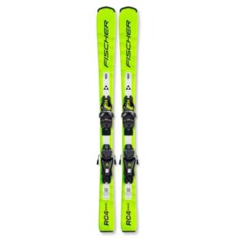 Skiset Fischer RC4 RACE JR (70-90) + FS4 JRS 2025/26 – Gelb Edition