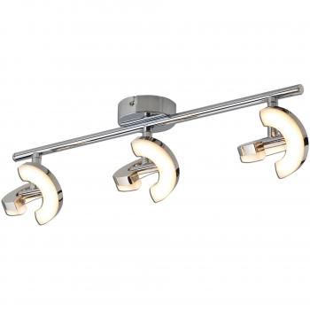 NAEV5 1220542 A++ bis A, LED Deckenleuchte Affi Metall, chrom, 48 x 9.4 x 11.5 cm