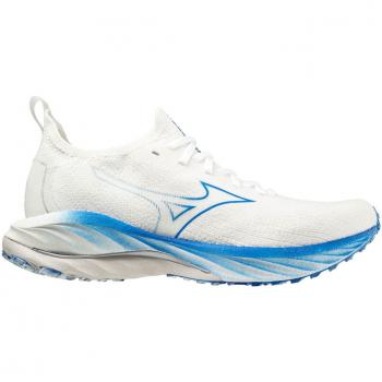 Mizuno Wave Neo Wind Damen Running Shoe – Weiß-Blau, EU 39
