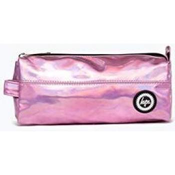 Pink Holographic School Pencil Case
